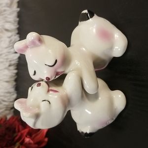 Mid Century Van Tellington Bunny Hug Salt & Pepper Shakers